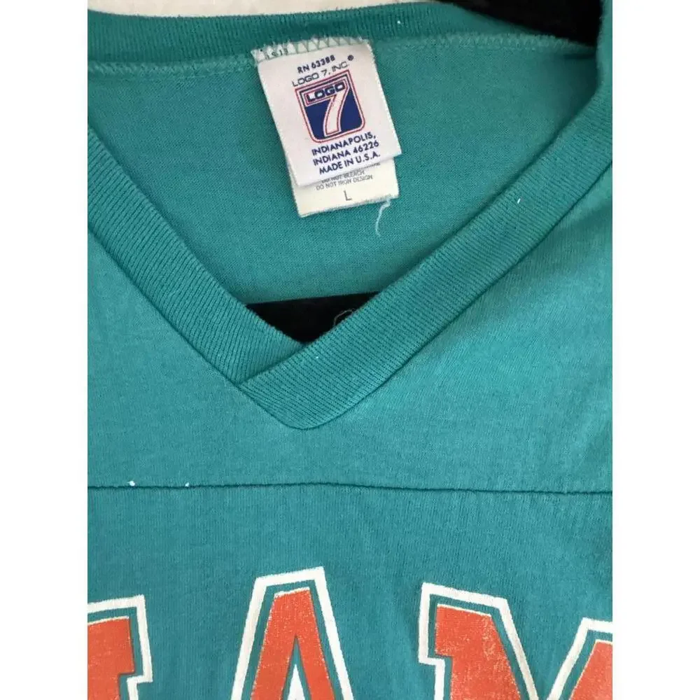 Vintage Miami Dolphins Football Jersey T - Picture 2 of 2
